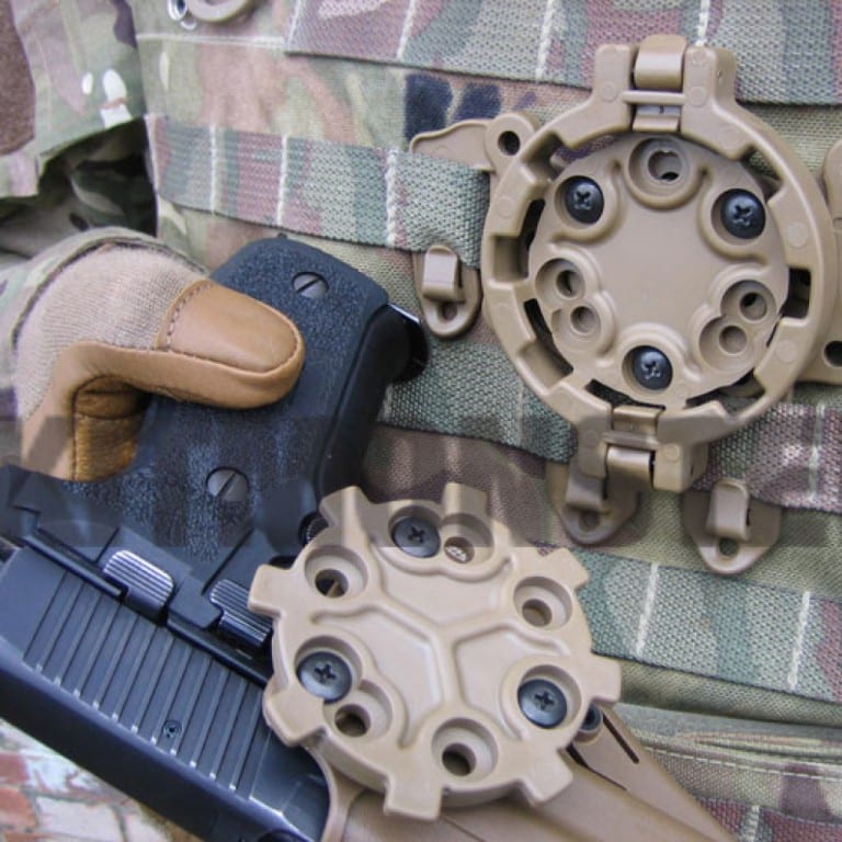 BLACKHAWK! SERPA CQC Coyote Brown STRIKE MOLLE Adapter - Quick Disconnect System
